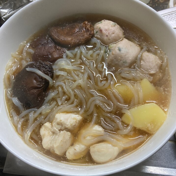 簡単時短　全のっけしらたき麺